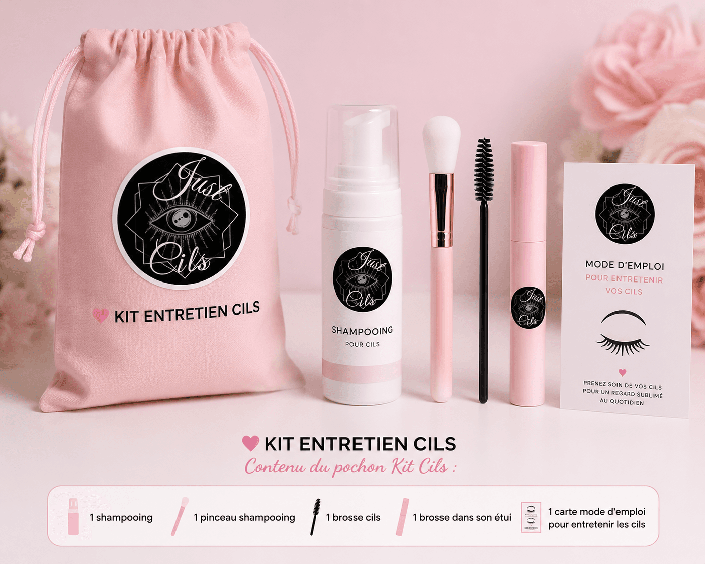 Kit entretien / Extensions de cils